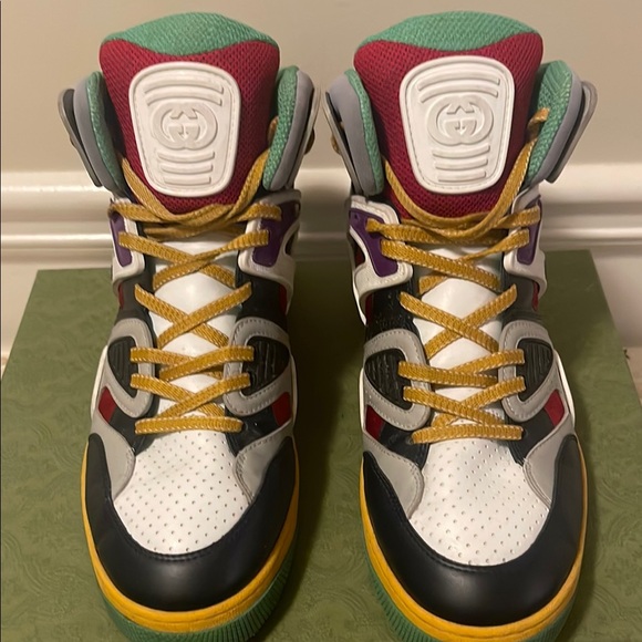 Gucci Multicolor Men’s High-Top Sneakers - Picture 7 of 12